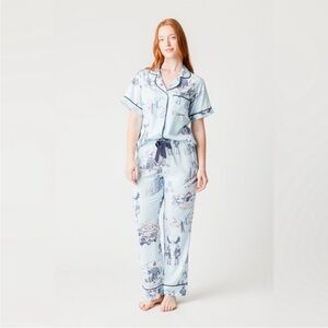 KATIE KIME APRÈS SKI‎ TOILE PAJAMA PANTS SET Size 2X